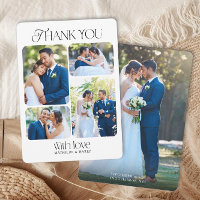Nostalgic Type Rounded Corner 5 Photo Wedding