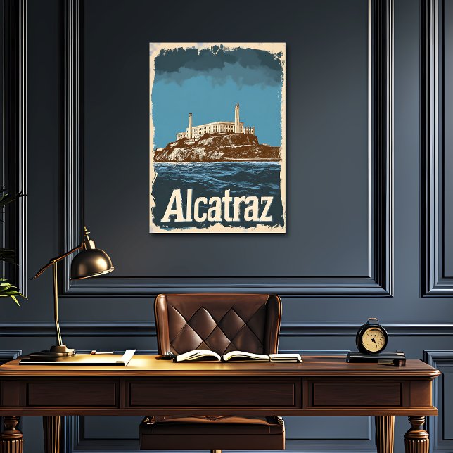 Nostalgic Vintage Alcatraz Travel Poster (Creator Uploaded)