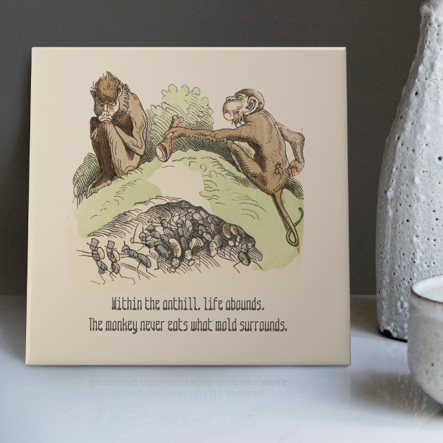 Nostalgic Wilhelm Busch Vintage Humourous Rhyme Tile (Creator Uploaded)