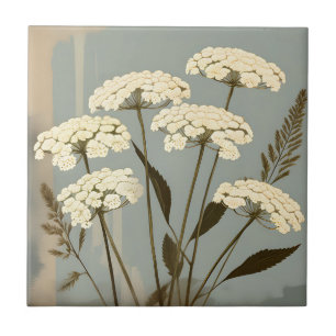 Nostalgic Yarrow Botanical Tile