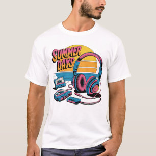 Nostalgisches Sommer-Mix-Tape T-Shirt