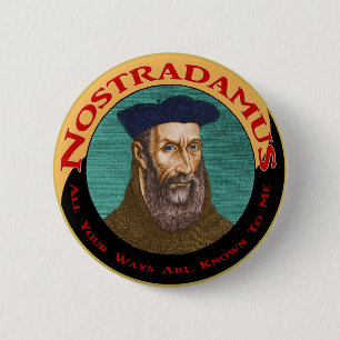 Nostradamus 6 Cm Round Badge