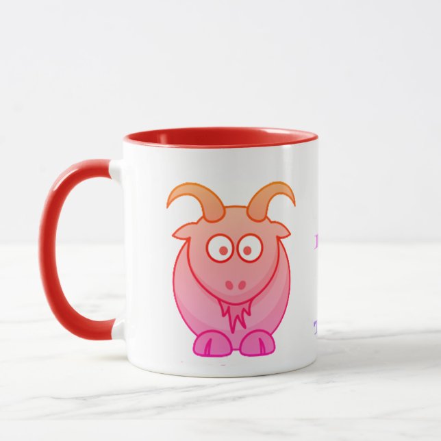 Nosy BILLY goat  Mug (Left)