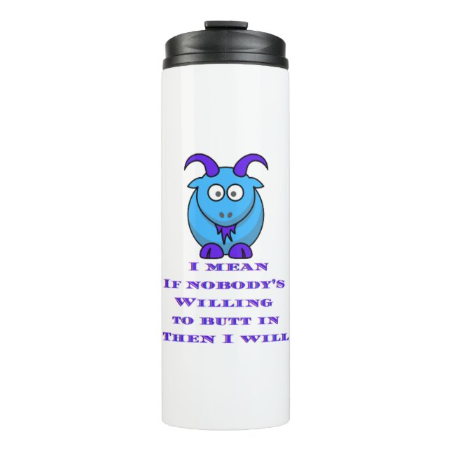 Nosy BILLY goat tshirts mugs stickers (Front)