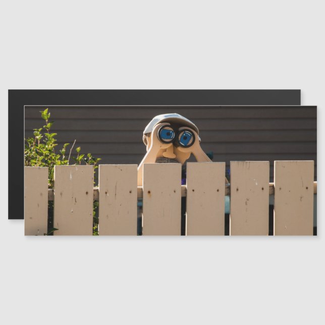 Nosy Neighbour Fridge Magnet (Front/Back)