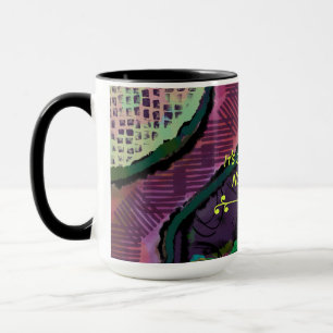 Not a Bad Day abstract designed mug