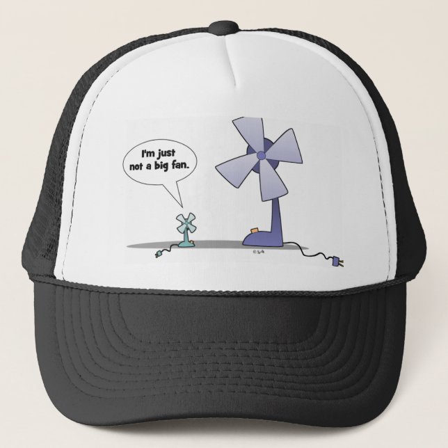 Not a big fan - no sig trucker hat (Front)