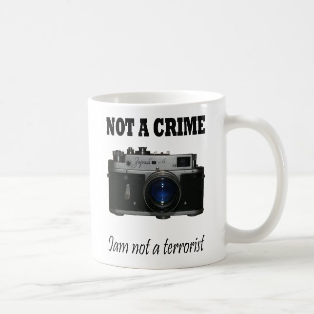 not a crime coffee mug (Right)