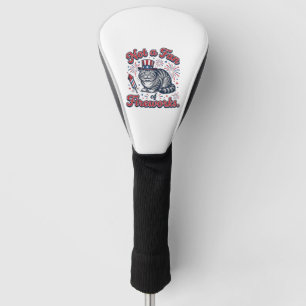 Not a Fan of Fireworks Scared Cat Shirt (2)_1 Golf Head Cover