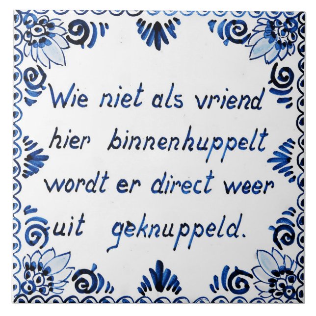 Not a friend? Kicked out again. Tile (Front)