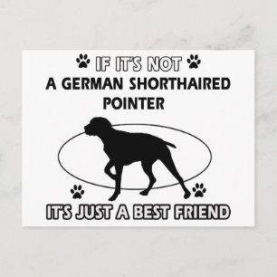 Not a german shorthaired pointer postcard