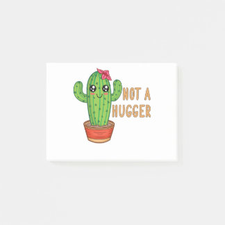 Not A Hugger Cactus Free Hug Post-it Notes