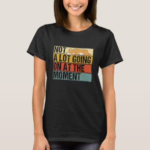 Not A Lot Going On At The Moment Corgi Lazy Sarcas T-Shirt