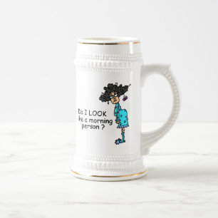 Not A Morning Person Beer Stein