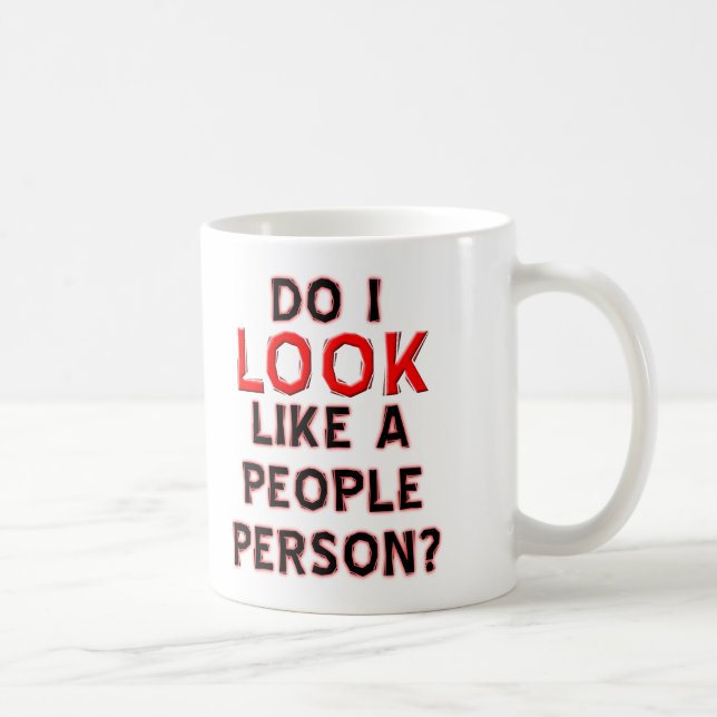 Not a People Person Funny Mug (Right)