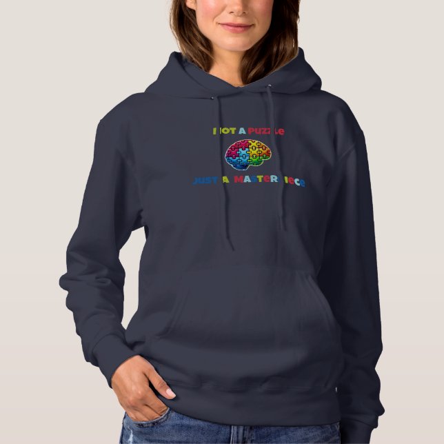 Not a puzzle, just a masterpiece hoodie (Front)