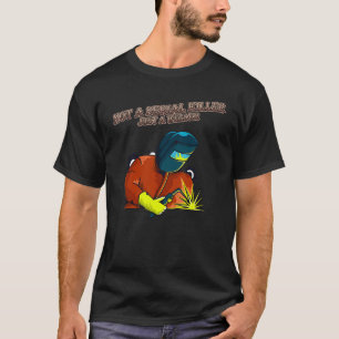 Not A Serial Killer Just A Wedler Sayings Graphic T-Shirt