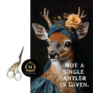 Not a single antler is given Sassy Deer Decoupage Tissue Paper