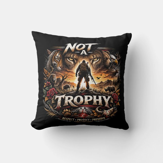Not a Trophy Cushion (Front)