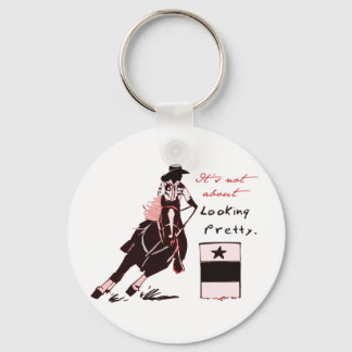 Not About Looking Pretty Key Ring