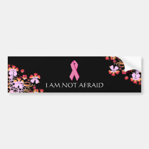 NOT AFRAID Bumper Sticker BLK -