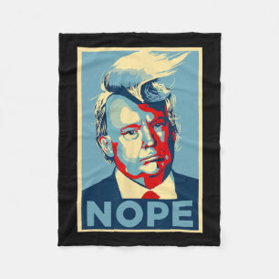 Not Again Vote 2024 Anti Trump Anti Biden Fleece Blanket