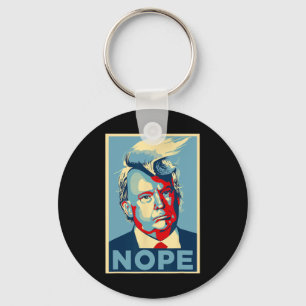 Not Again Vote 2024 Anti Trump Anti Biden  Key Ring