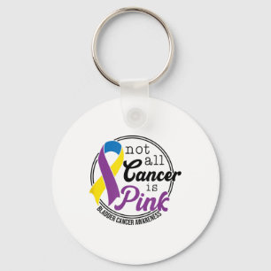 Not All Cancer Is Pink, Bladder Cancer Awareness  Key Ring
