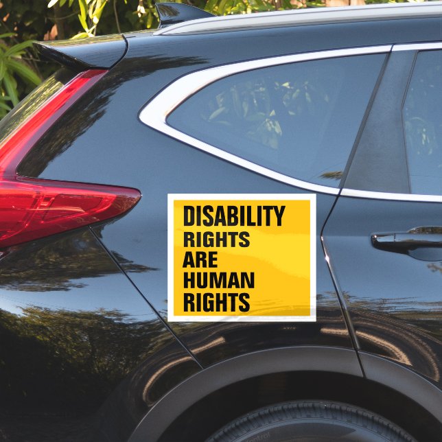 Not all disabilities are visible (Car Side)