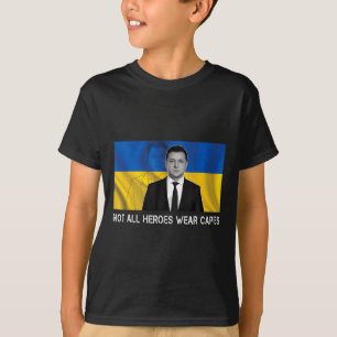 Not All Heroes Wear Capes Support Ukraine T-Shirt