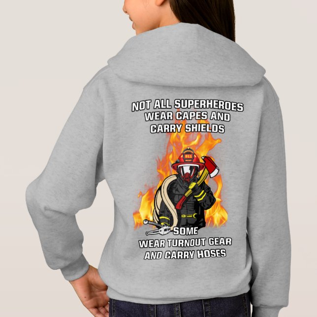 Not All Superheroes...Firefighter (Back)
