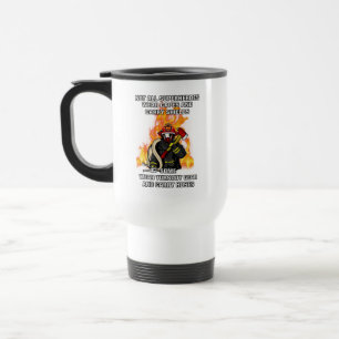 Not All Superheroes...Firefighter Travel Mug