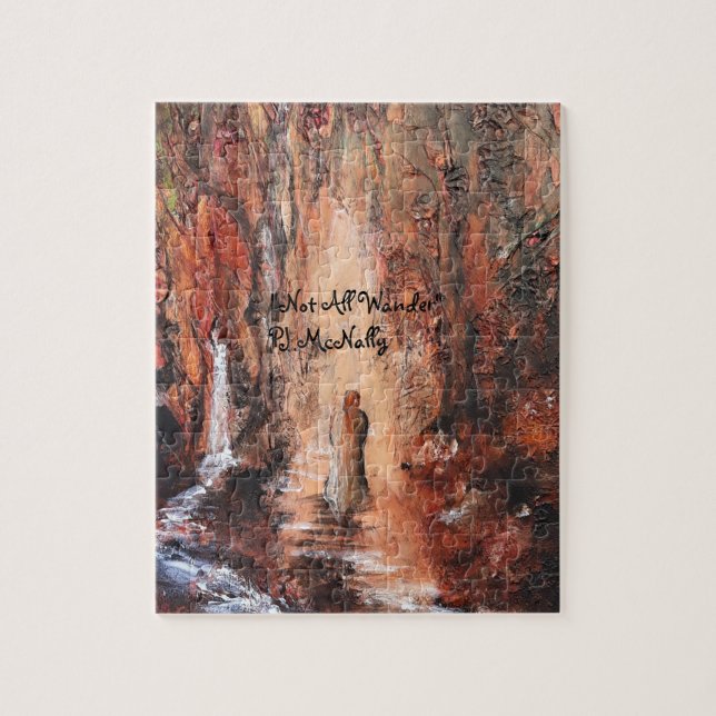 "Not All Wander" Jigsaw Puzzle (Vertical)