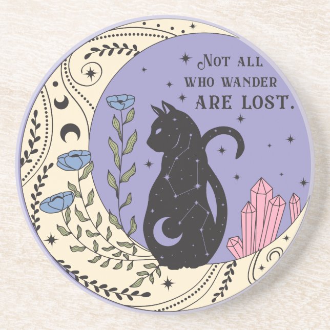 Not All Who Wander Are Lost Coaster (Front)