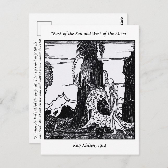 Not all who wander are lost, Kay Nielsen Postcard (Front/Back)