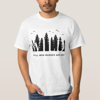 Not All Wonder are Lost camping T-Shirt