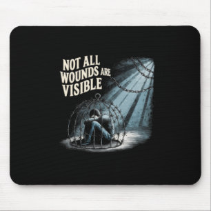 Not All Wounds Are Visible_the Depressed Person's Mouse Pad