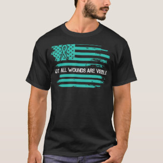 Not All Wounds Are Visible Vintage Distressed Us F T-Shirt