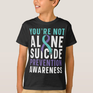 Not Alone Depression Suicide Prevention Awareness T-Shirt