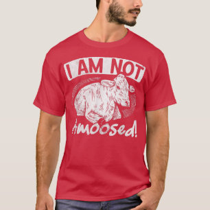 Not Amused Ranch Farmer Farming Animal Cow  T-Shirt