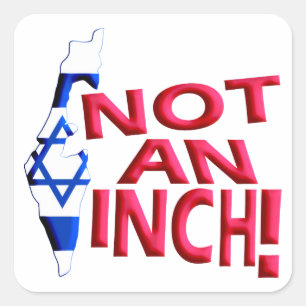 Not an Inch Square Sticker