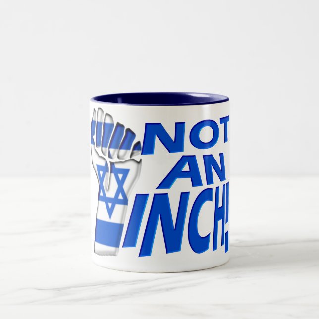 Not an Inch Two-Tone Coffee Mug (Center)
