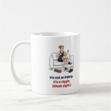 Not an Injury Just a Niggle Funny Runner Mug