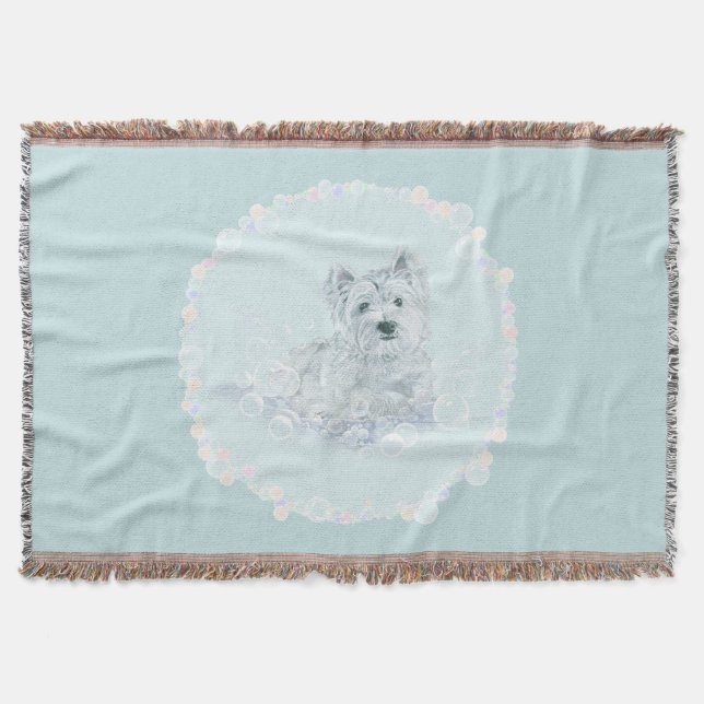 Not Another Bath Throw Blanket (Front)