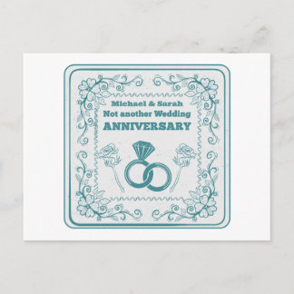 Not another wedding anniversary postcard