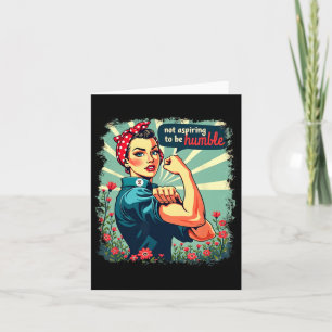 Not Aspiring To Be Humble Kamala Harris Feminist W Card