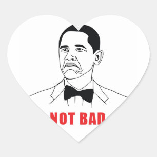 Not Bad Heart Sticker