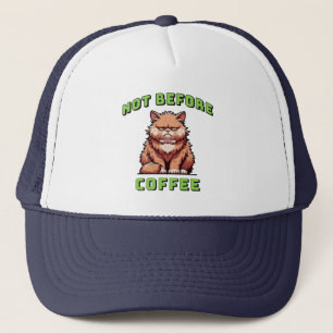 Not Before Coffee Trucker Hat