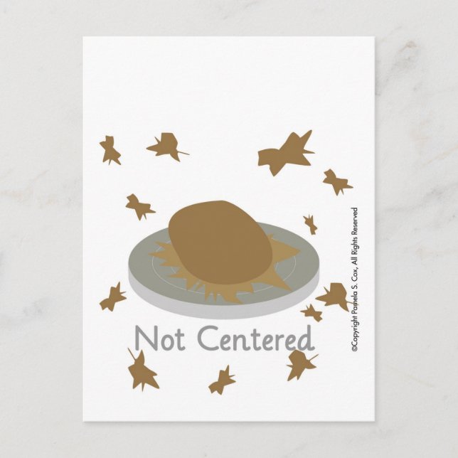 Not Centred Postcard (Front)