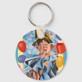 Not Clowning But Frowning Key Ring